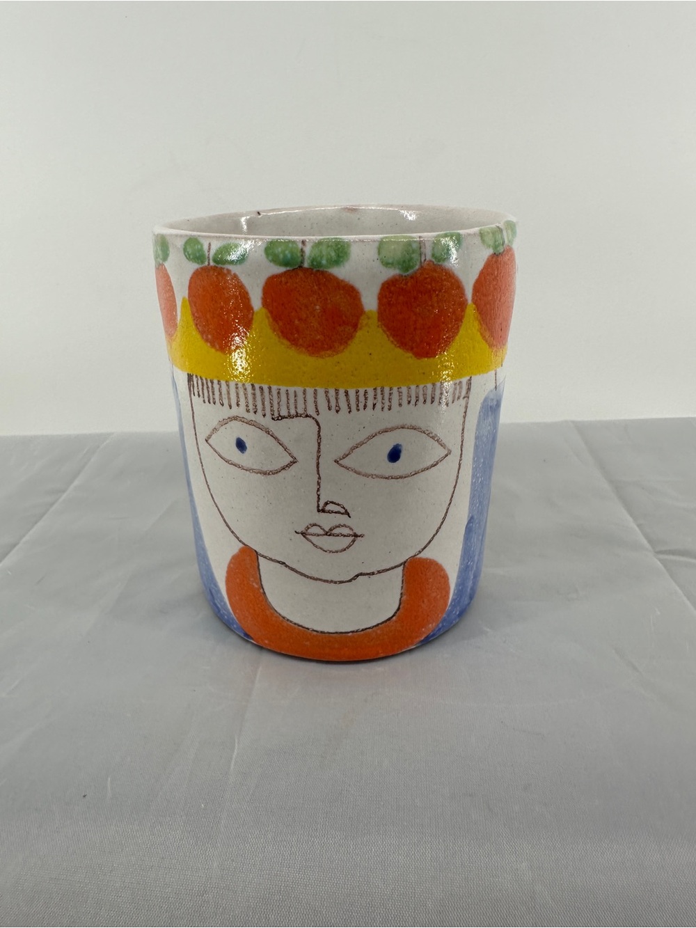 Vintage Giovanni Desimone Pottery Mug // Designer Italian Pottery